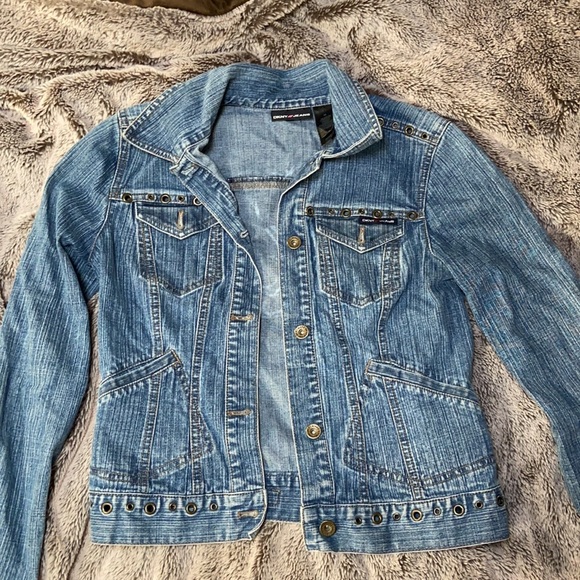 DKNY Amor Jean Jacket - Picture 4 of 9